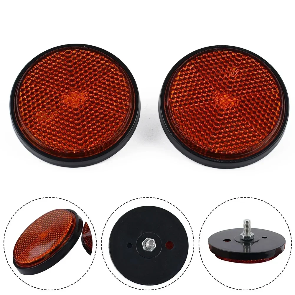 AliExpress 2pcs Circular Reflector Universal Car Trucks Motorcycle ATV Bikes Bicycle Reflector Safety Reflector Motorcycles Accessories