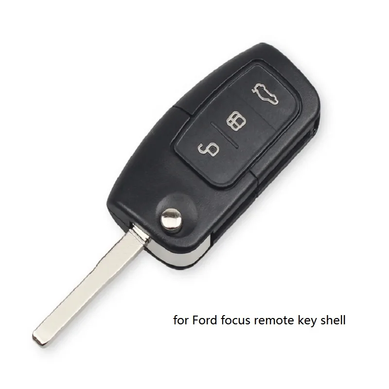 3pcs/lot Car Remote Key Shell Fob for Ford Fiesta Focus Mondeo Ecosport Escape Max Galaxy HU101/FO21 3 Buttons Key Cover Case