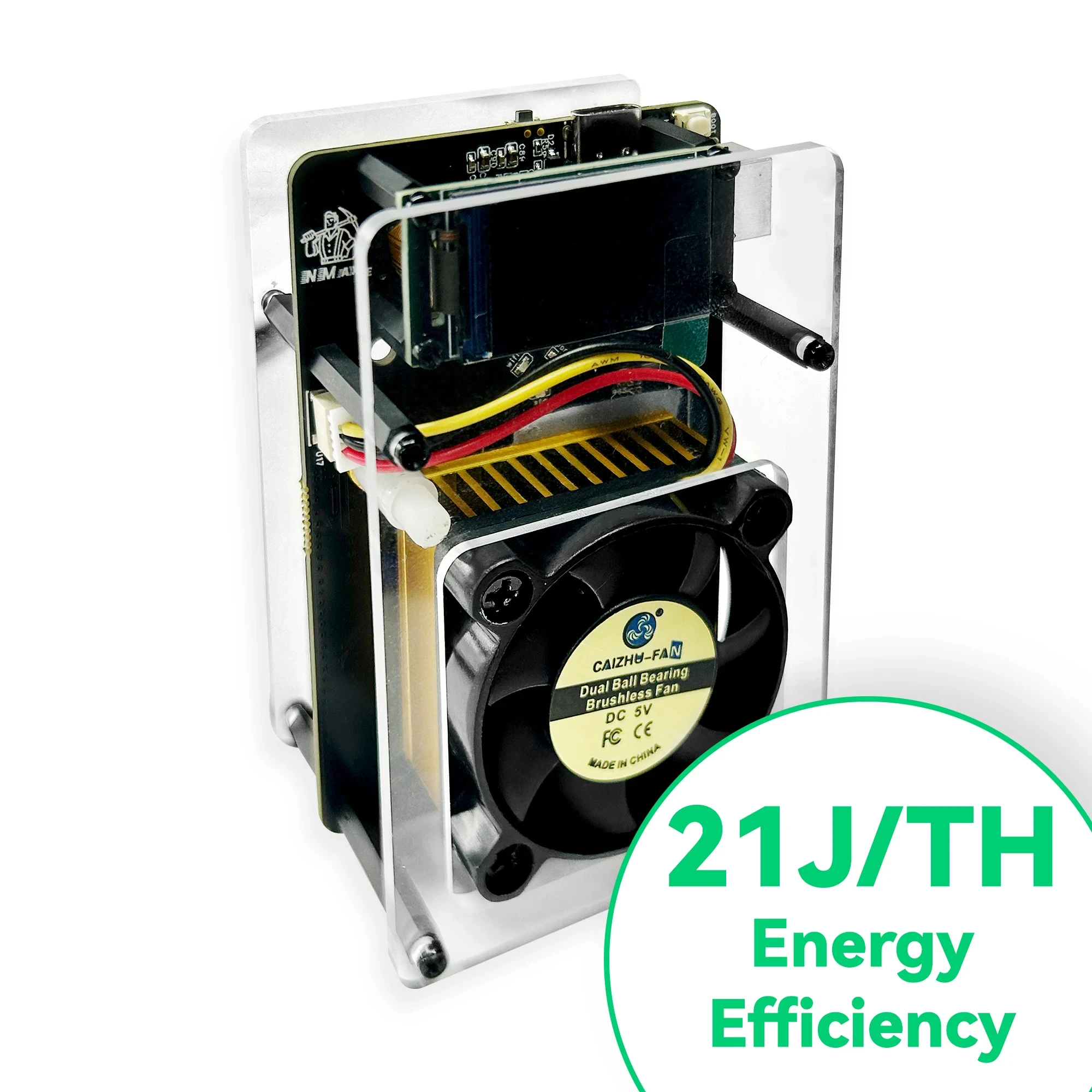 NEW Bitaxe NMAxe Bitcoins Miner Official Ultra BM1366 ASIC Chip Solo Lottery Miner 500GH/S Fully Open-source Home Use with Displ