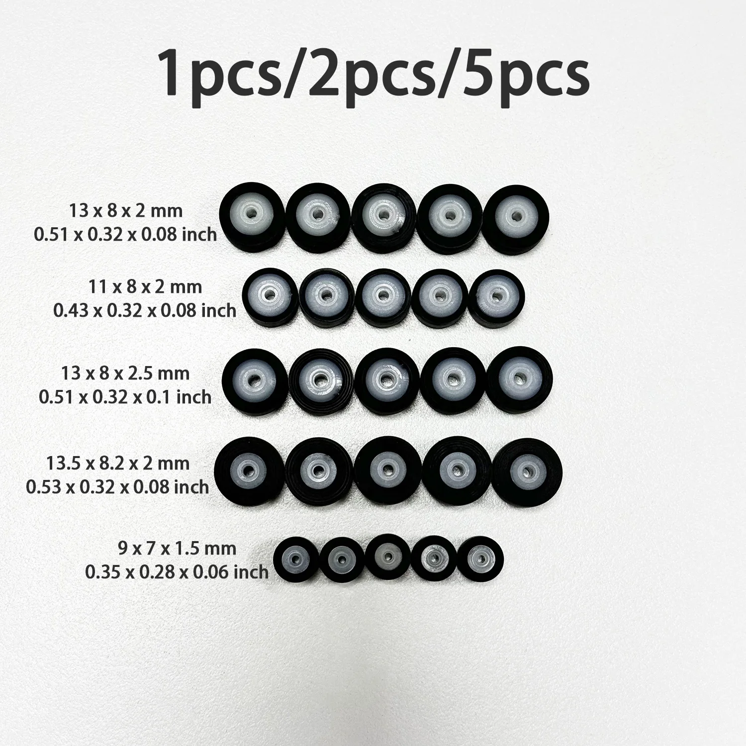 Pinch Roller Most Cassette Decks Boombox 13 x 8 x 2 11 x 8 x 2 13 x 8 x 2.5 13.5 x 8.2 x 2 9 x 7 x 1.5mm Fits Akai Sony Sharp