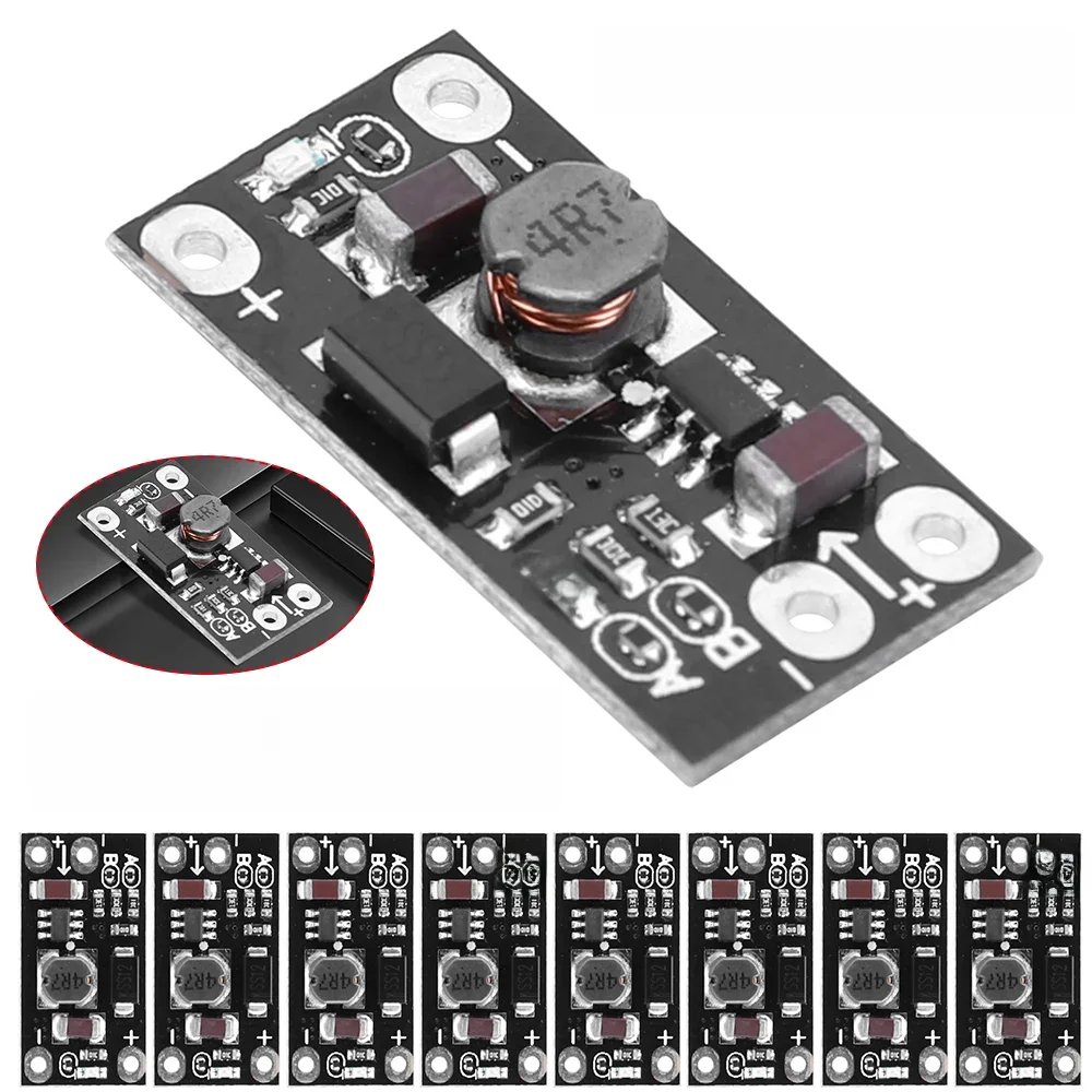 Mini carte de convertisseur DC Boost, boots de batterie au lithium Sochi, tension de sortie, technologie de suralimentation, 3V, 3.2V, 3.3V, 3.7V, 5V, 9V à 12V