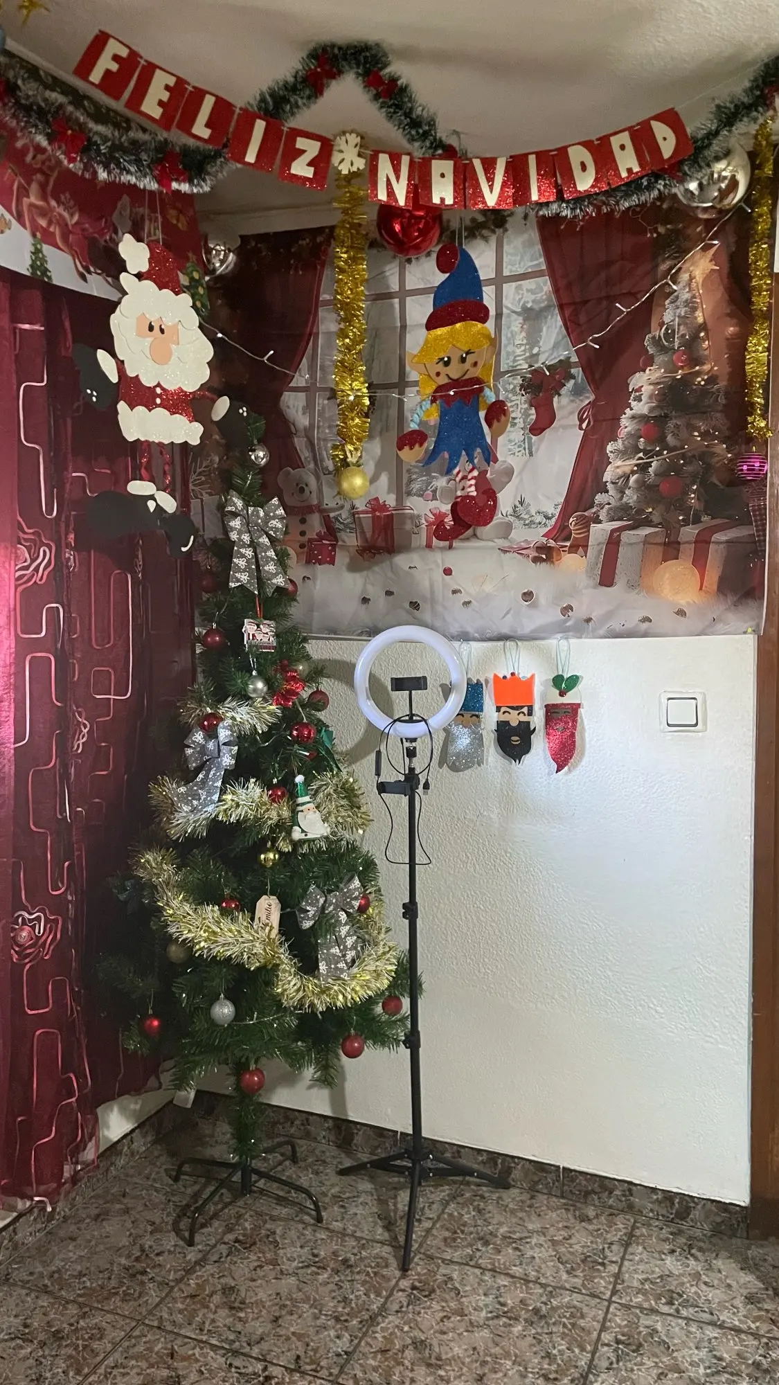 110cm tripod stand+O-clip, equipped with 10 inch live streaming ring fill light and selfie live streaming artifact photo review