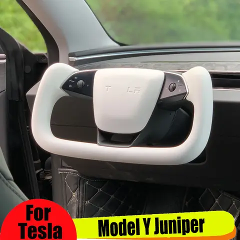 8 best sales steering wheel tesla - №7