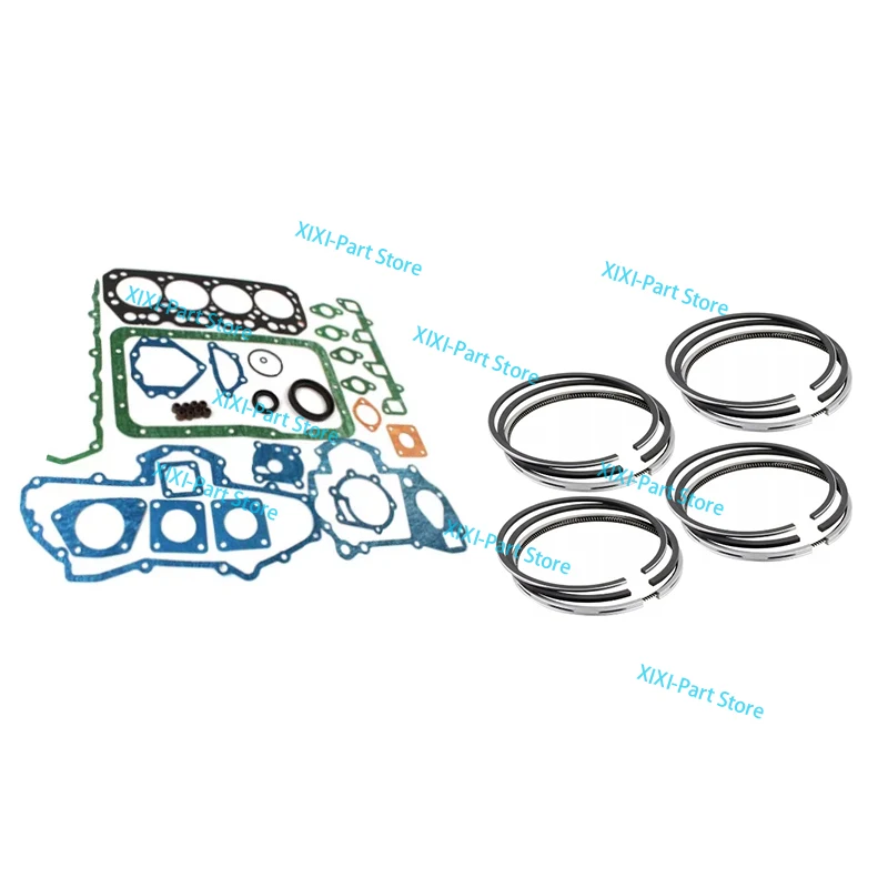 

K4N For Mitsubishi Full Gasket Kit Set Piston Ring 76*2HK+1.5+4 K4N-DI Engine Cylinder Head Gasket Overhaul Rebuild Kit
