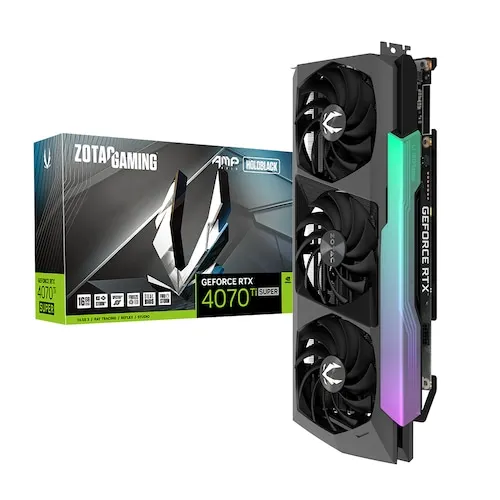 ZOTAC GAMING GeForce RTX 4070 Ti SUPER AMP Holo D6X16GB