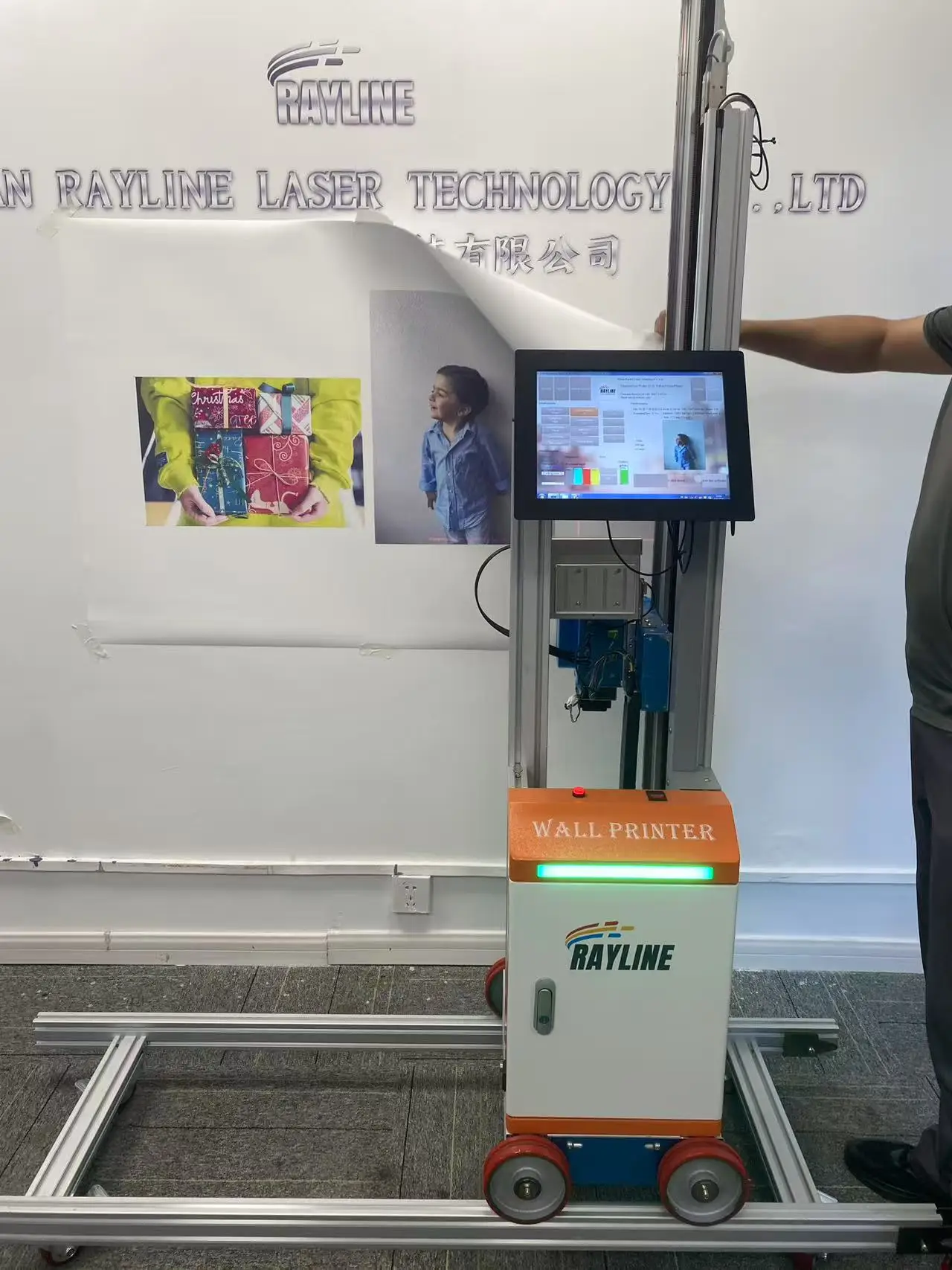 

Highly Resolution 9600DPI 3D 5D Photo Wall Inkjet Printer AI 4K Painting Printing Machine Uv Ink Print on No Water Absorption