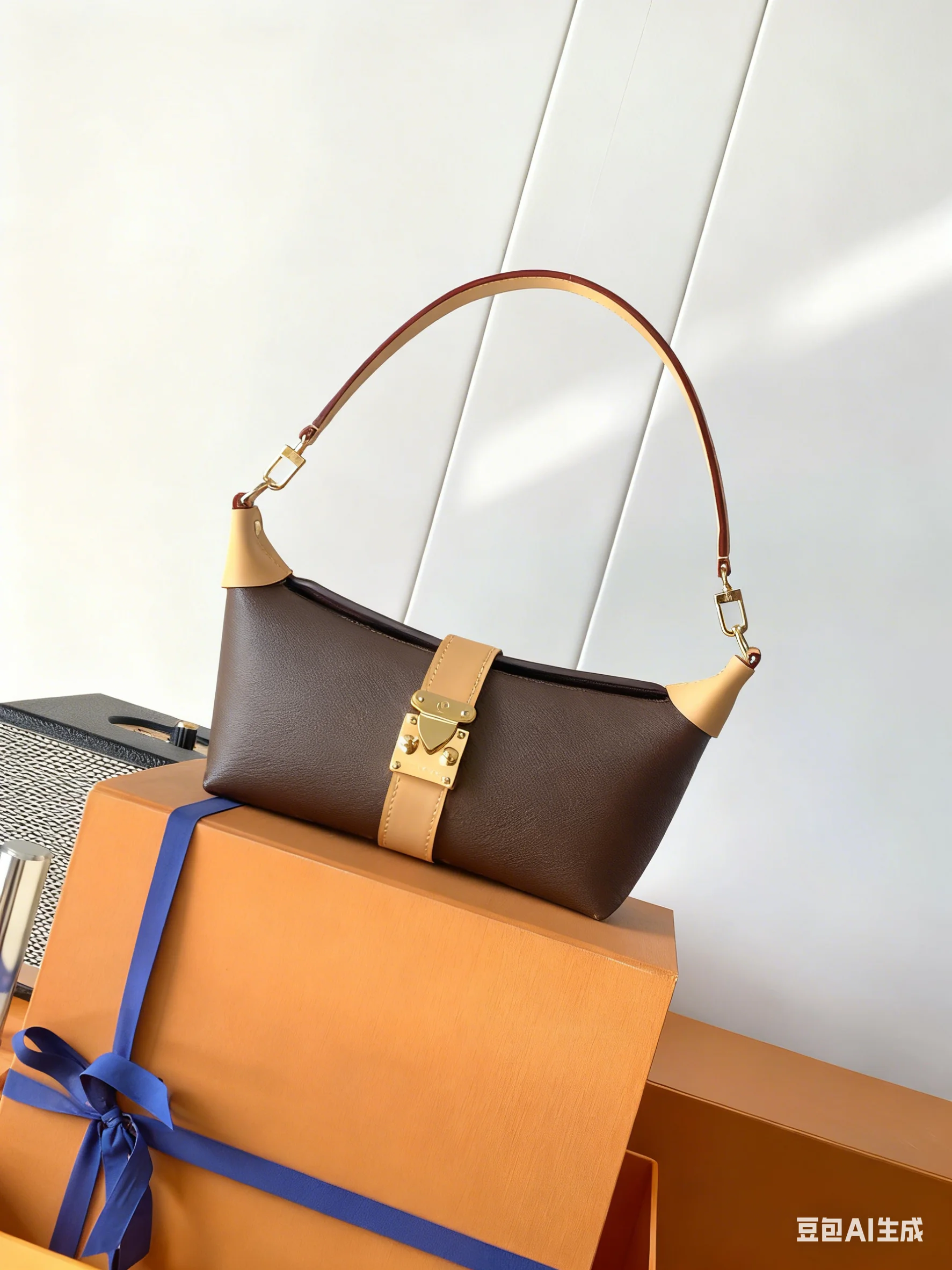 

2025 New Embossed Genuine Leather Crossbody Design Fashionable and Versatile Carry the Underarm Bag