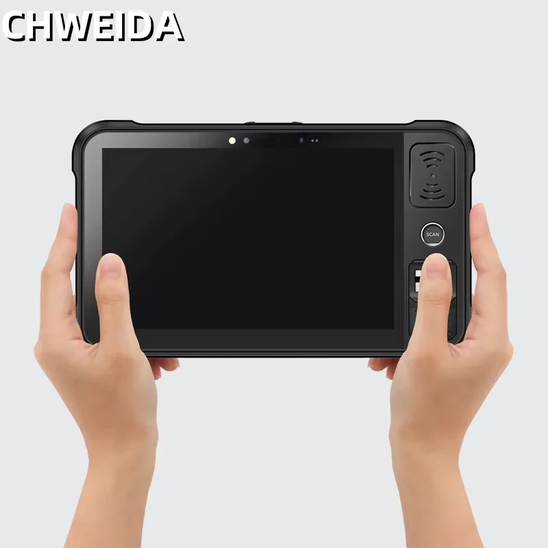 

CHWEIDA 8 inch Android 9.0 Rugged Industrial Tablet PC 4G LTE Barcode Scanner Handheld Data Reader Terminal