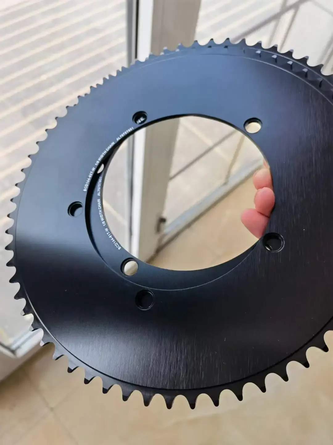 AliExpress BCD144 fixed gear chainring Track bike professional field team training driveline Big Ring 42T to 70T