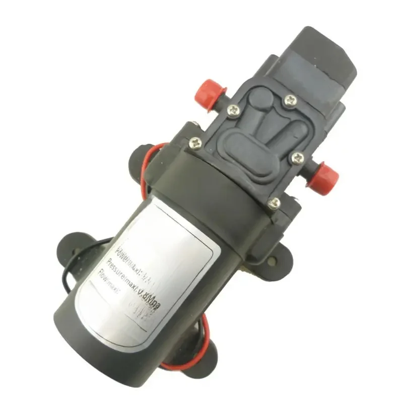 DC 12v 24v 60W 5L/min mini elektryczna pompa wodna wysokociśnieniowa samozasysająca pompa membranowa w sprayu — zdjęcie 2