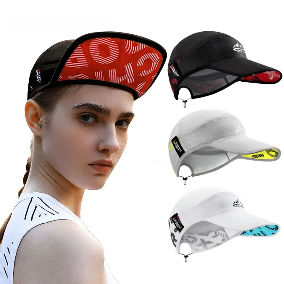 AliExpress LOOGDEEL Outdoor Sports Running Hat Women Men Sunshade Cycling Headwear Anti-UV Quick-drying