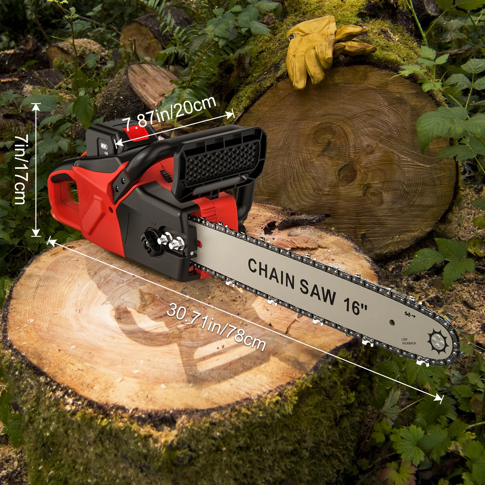 TKKEACE 6000 واط 12 بوصة منشار كهربائي بدون فرشاة منشار بطارية لاسلكي حديقة النجارة أداة السلطة لبطارية ماكيتا 18 فولت #6