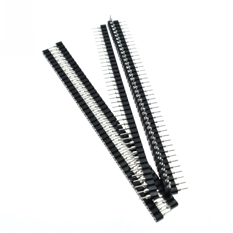 10 sztuk 2.54mm głowica pinowa kobiet jeden rząd 40 Pin 2.54mm okrągły złącze pinowe 1x40 WAVGAT — zdjęcie 2