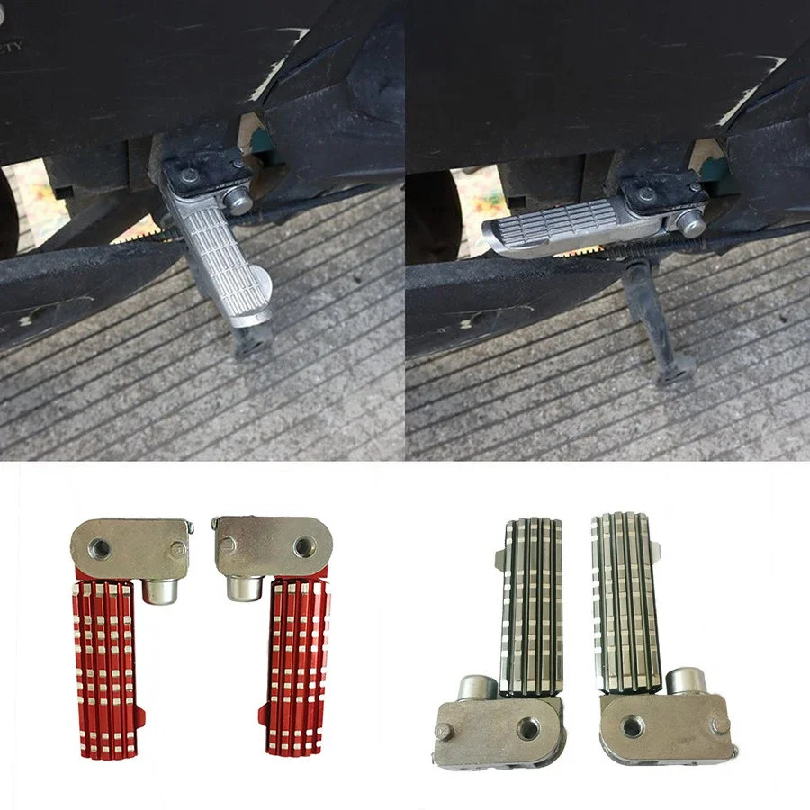 AliExpress Fold Pedal For Citycoco Electric Scooter E-Bike Motorcycle Tricycle Alloy Foot Rest Scooter Motorbike Fold Pedal Foot-Peg