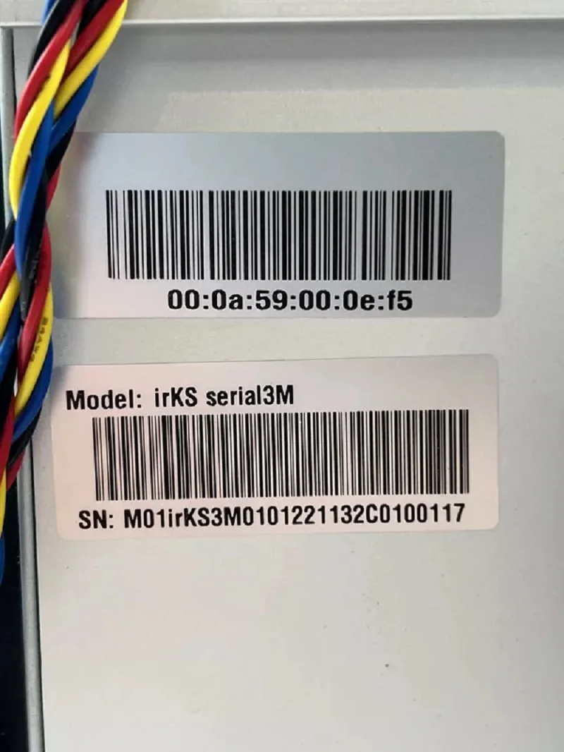 DD ICERIVER KS3M KAS 6TH 3400W ASIC MINER WITH BP-H-3640-11-R PSU POWER SUPPLY