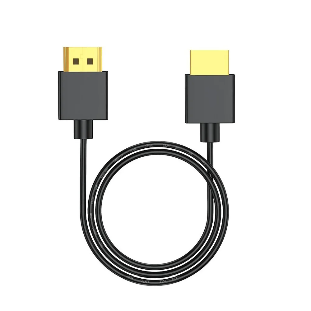 كابل عالي الدقة ثلاثي الأبعاد byintk 2 متر 0.98FT بدقة 4K لأجهزة العرض 1080P جودة التلفزيون مطلية بالذهب واجهة 19 + 1 النوى النحاسية