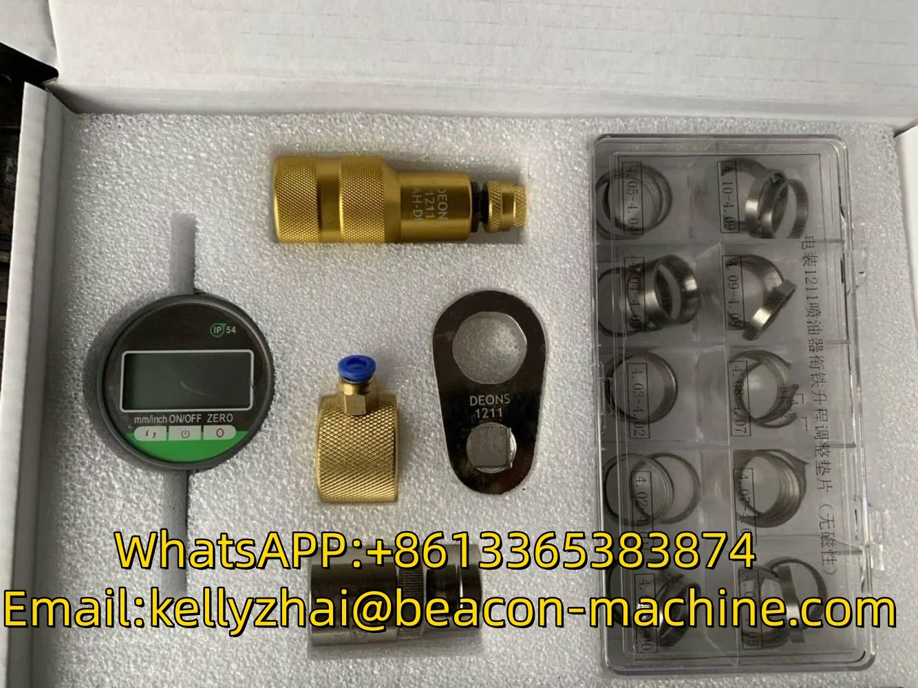 

FOR 1211 Diesel Common Rail Injector Disassemble Measuring Stroke Travel Tool Sets 095000-1211