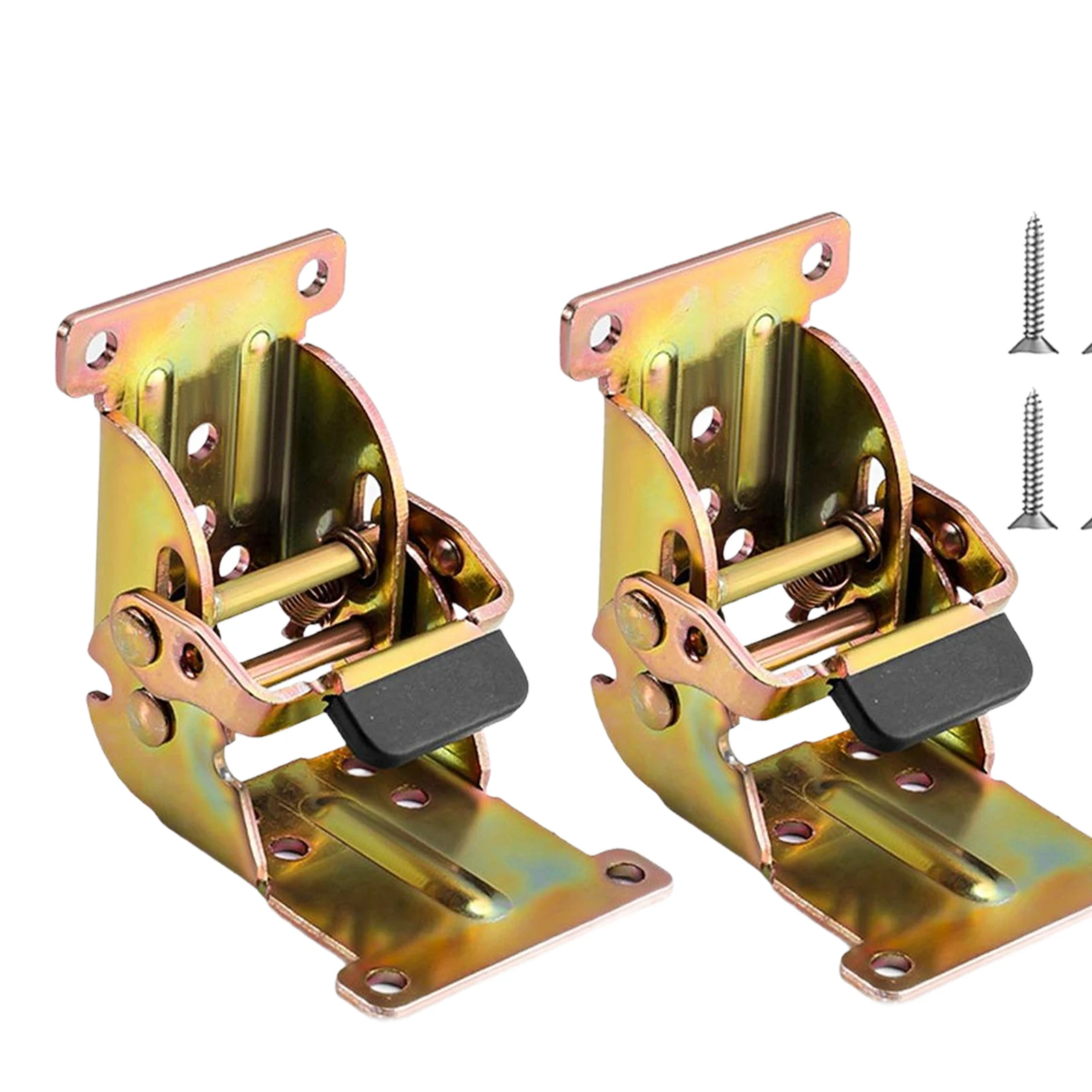 2 pezzi cerniere per gambe per mobili piedino per tavolo cerniera pieghevole porta battente addensata multi-angolo cerniera pieghevole autobloccante da 90 gradi accesso