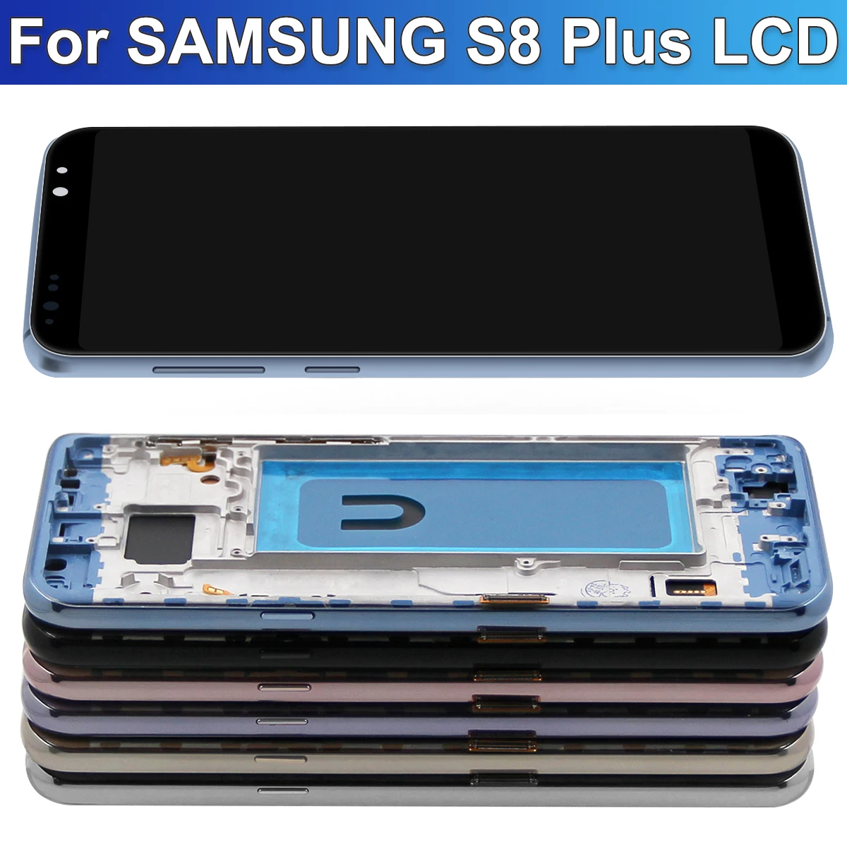 Tested For Samsung s8 plus Display Touch Screen With Frame Digitizer For Samsung S8+ G955,SM-G955F,SM-G955FD lcd