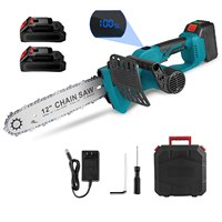 12 inch brushless chainsaw handheld garden woodworking baking and loging chainsaw 18V battery electric tool