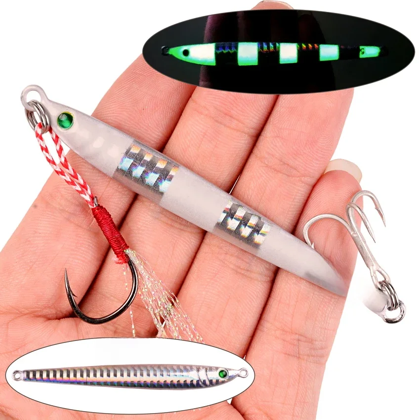 SLOpacks-Leurre métallique de type cuillère, appât Élidéal pour la pêche à la turlutte depuis le rivage, 7/10/14/17/21/28/40g, 1 unité