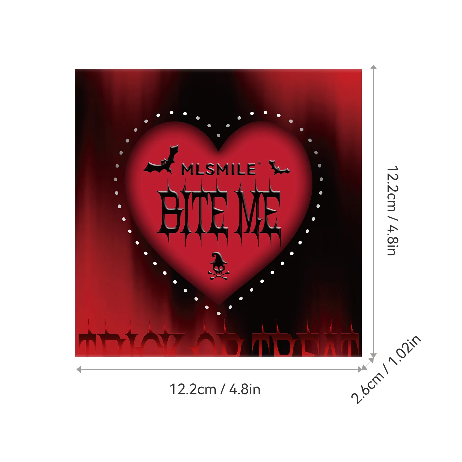 Ensemble de maquillage d'Halloween, rouge à lèvres sang, fard à barrage rose, chlore avec nail art et outils, kit de cosmétiques Halloween invité