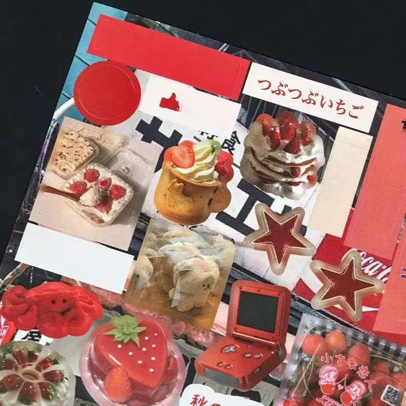 5/8 szt. Kreskówkowe naklejki retro Y2K z efektem błyskawicy, naklejki dekoracyjne DIY na etui na telefon, notatnik, do scrapbookingu, kawaii artykuły szkolne — zdjęcie 2