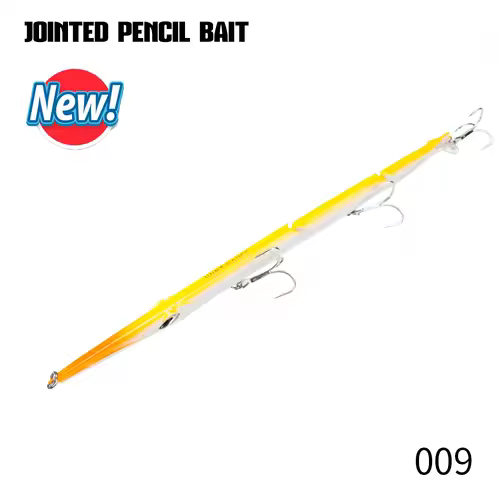 Hunthouse Jointed Pencil Bait 3 Section Fishing Lure 180mm/22g 255mm/30.6g Needle Sinking Swimbait For Bluefish Seabass Tackle - Image 8