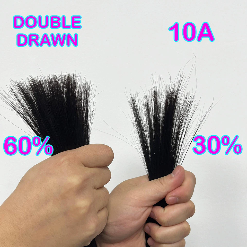 Human Hair Bulk 12A Double Drawn Braiding Straight Vietnam Indian Hair Vendor Virgin Bundles No Weft Natural Hair 100% Extension