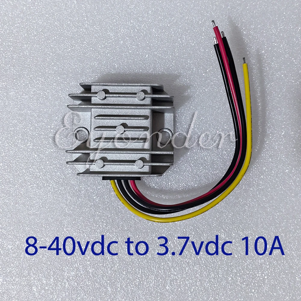 Waterproof Good Quality 8v 9v 10v 12v 18v 19v 19.5v 20v 24v 28v 32v 36v 14v To 3.7v Dc Dc Step Down Buck Converter 10a 37w