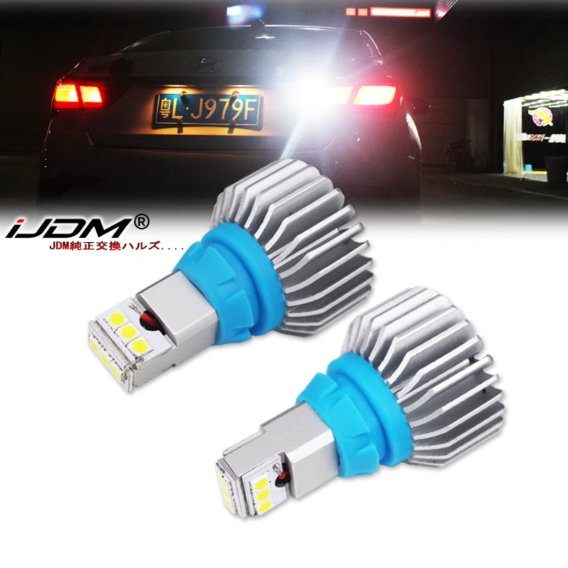 2 sztuki świateł cofania LED W16W T15 921 Canbus do BMW E81 E87 E88 E82 E92 E90 E91 E60 F07 F11 E61 1 3 5 Series