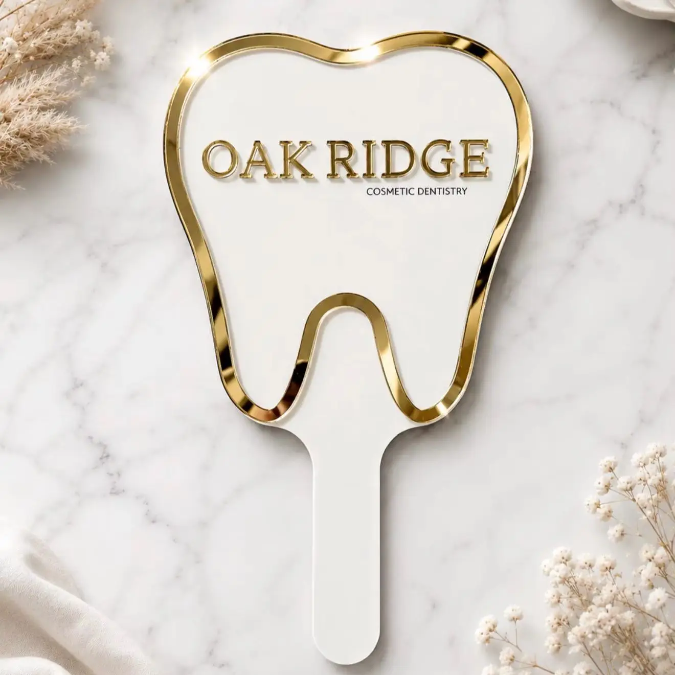 Personalized Jewelry Store Handheld Mirror Custom Boutique Mirror Bride Gift Business Branding Mirror Acrylic Bride Mirror