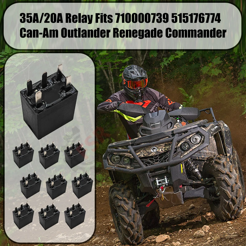 

Реле 35А/20А, подходит для Can-Am Outlander Renegade Commander Maverick/X3 Defender 400-1000, артикул: 710000739 515176774, детали для квадроциклов
