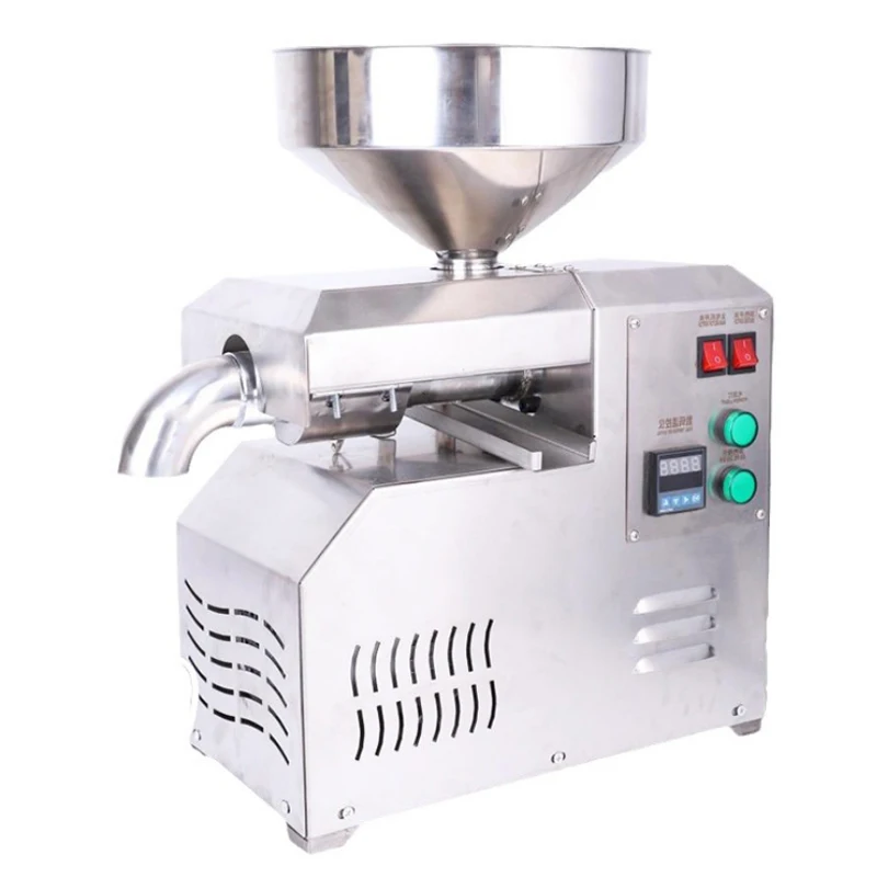 Electric Oil Press YG20 Electricity Complete Set Fruit Oil Integrated Sesame Household Oil Machine Hot Press