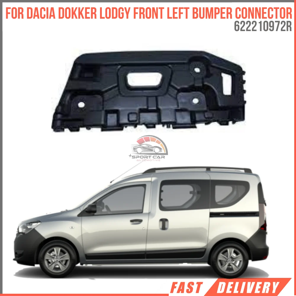 For DACIA DOKKER LODGY FRONT LEFT BUMPER CONNECTOR OEM 622210972R super quality High Performance Happy price fast delivery