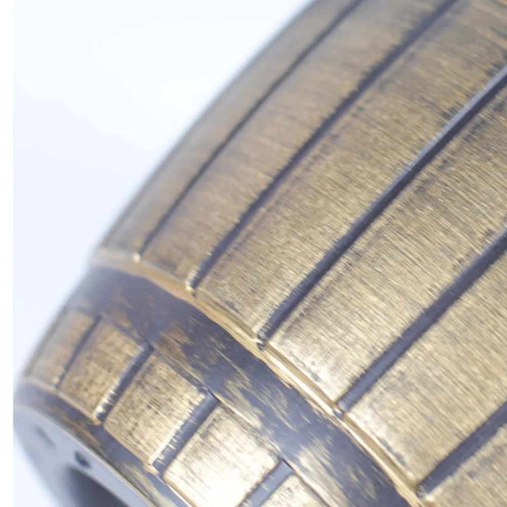 أواني بلاستيكية تحاكي الخشب. - 11X9.5 سم - أصيص زهور داخلي أو خارجي. تصميم ريفي. الزهور، النباتات، الأواني، المزهريات، المركزية، ديكور المنزل. لا تشمل الزهور #4