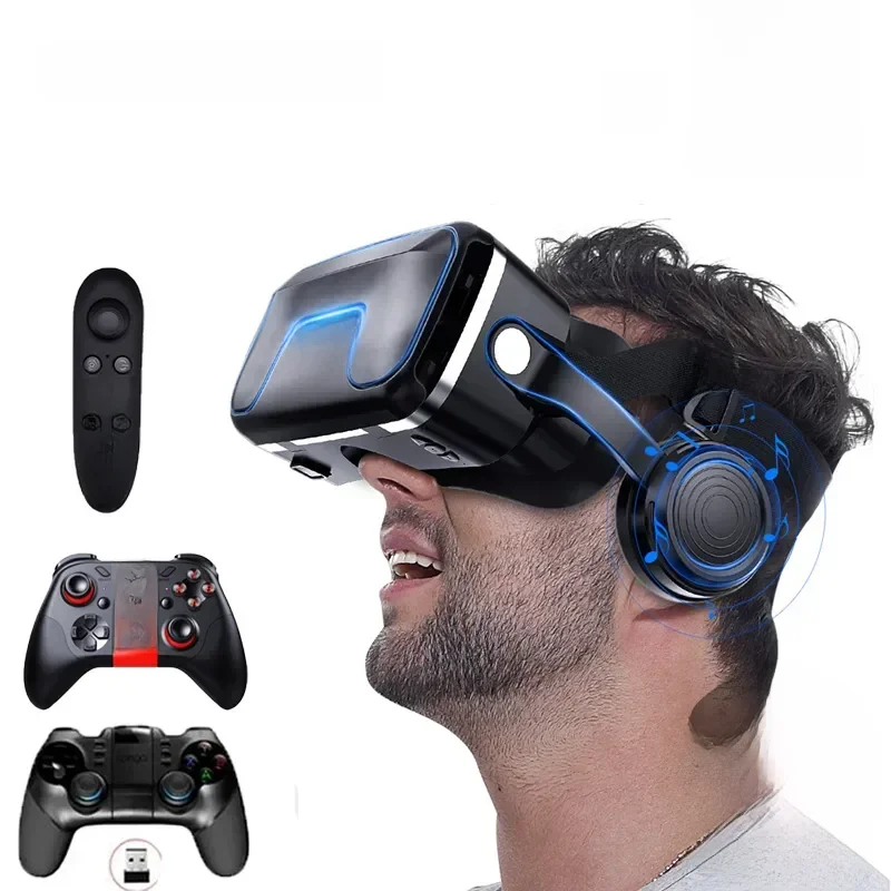 VR Shinecon 10.0 Casque 3D lunettes Casque de réalité virtuelle pour Smartphone lunettes de téléphone intelligent Casque Viar jumelles de jeu vidéo