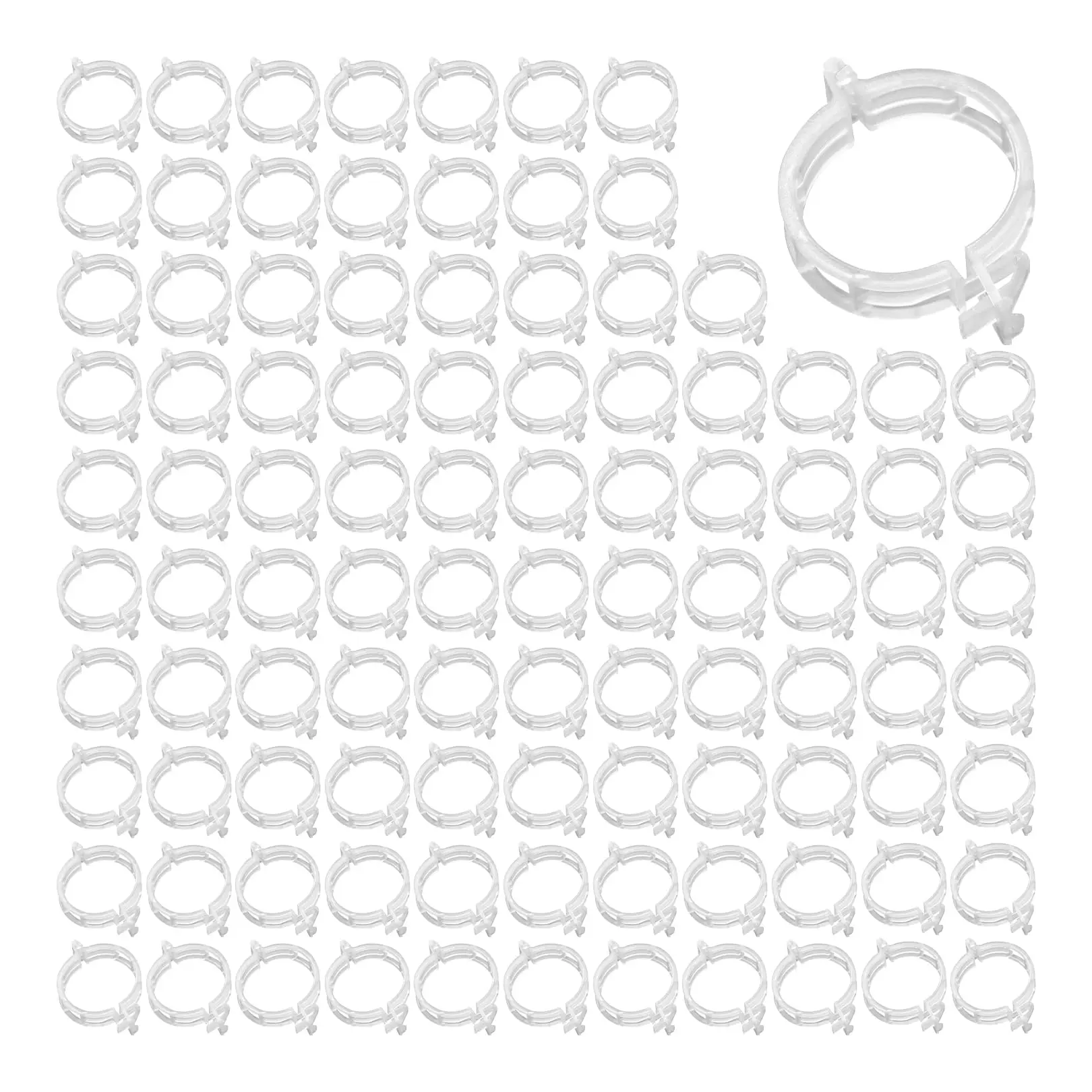 100PCS Plant Support Clips – Tomato Hooks and Climbing Aids for Small Plants, Tomato Plant Benders