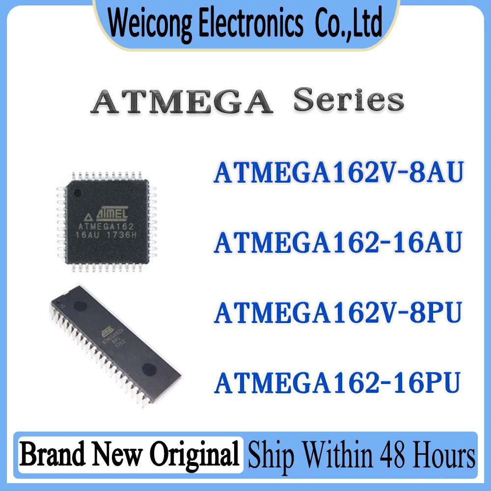 ATMEGA162V-8AU ATMEGA162-16AU ATMEGA162V-8PU ATMEGA162-16PU ATMEGA162V ATMEGA162 ATMEGA16 ATMEGA ATMEG ATME ATM AT IC MCU Chip