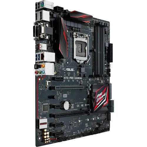 ASUS H170 PRO GAMING LGA 1151 intel H170 DDR4 64GB support i3-6300 i5-6500 i3-7100 i7-7700 i5-7500 cpu PCI-E 3.0 M.2 ATX