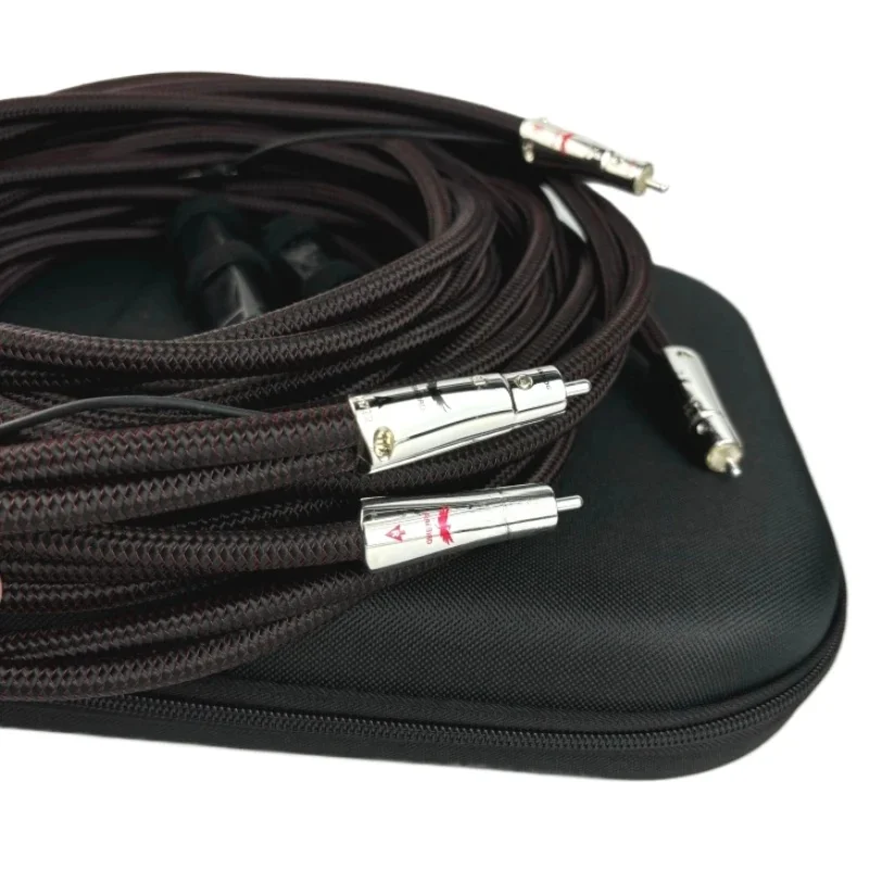 Hi-End Firebird RCA Kabel PSS Sterling Silber Fabelwesen Hifi Audio Verbindungs leitung mit Box