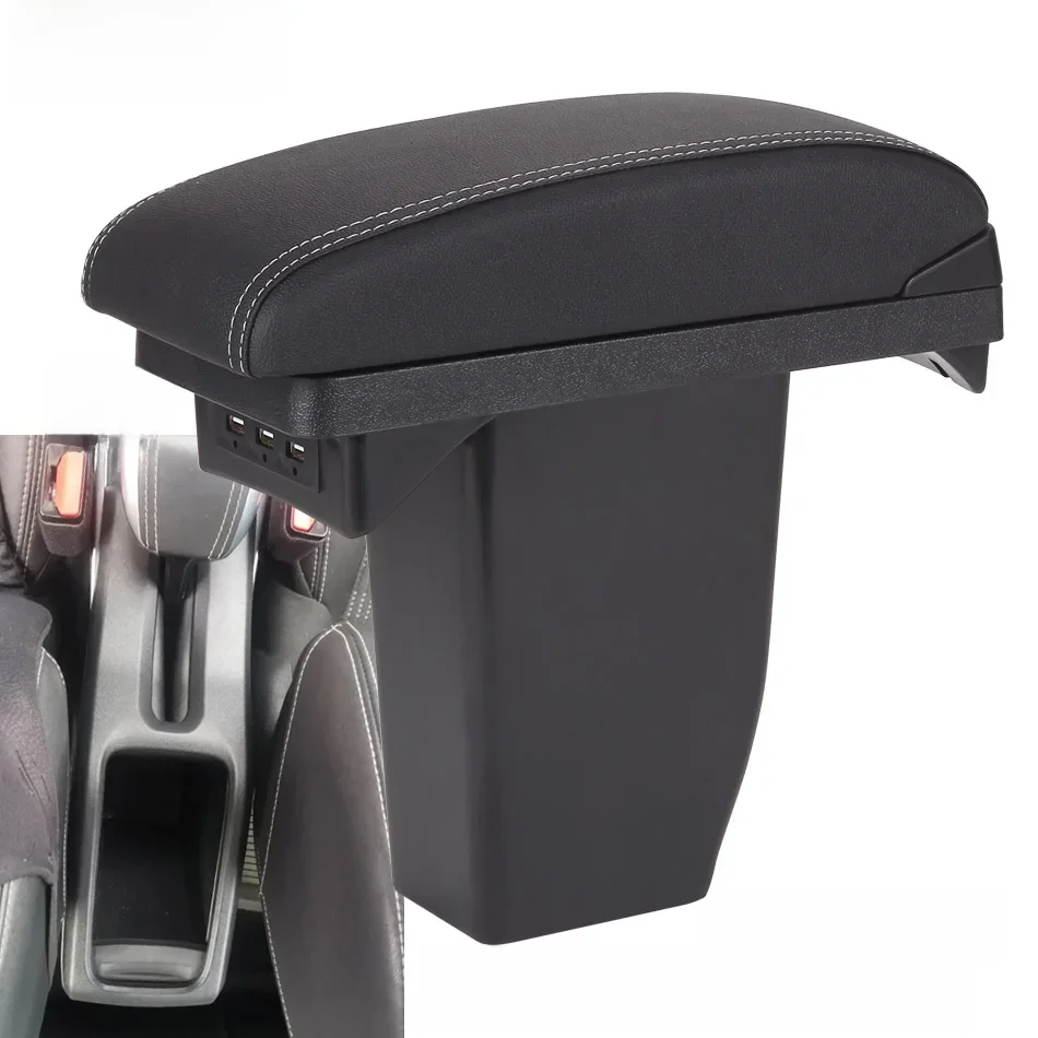Voor Peugeot 2008 Armsteundoos Retrofit-onderdelen Interieurdetails Midden Opbergdoos auto-accessoires speciale auto-armsteun Arm USB - afbeelding 2
