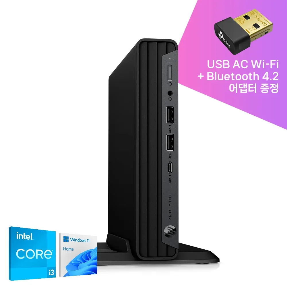 Pro Mini 400 G9-A07SXPT-H I 3-13100T/8GB/NVMe 512GB/Windows 11 Home/Performance/Mini PC