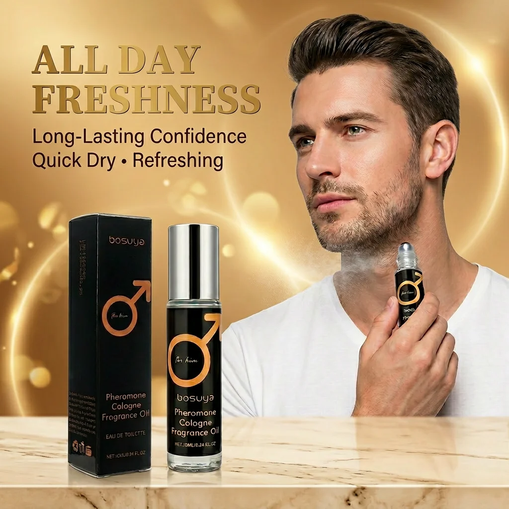 Perfume de Feromonas en Roll-On – Aroma Fresco y Duradero, Fragancia Cautivadora para Hombres y Mujeres, Perfecto para Enamorados y Citas