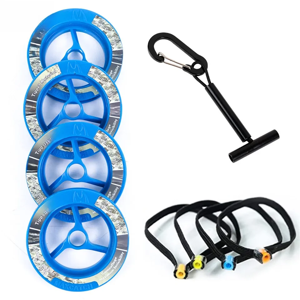 Maximumcatch Chameleon Invisible Tippet Line (1x,2x,3x,4x,5x,6x) 50M Fly Fishing Tippet Line z uchwytem na Tippet i przetargiem szpuli — zdjęcie 2