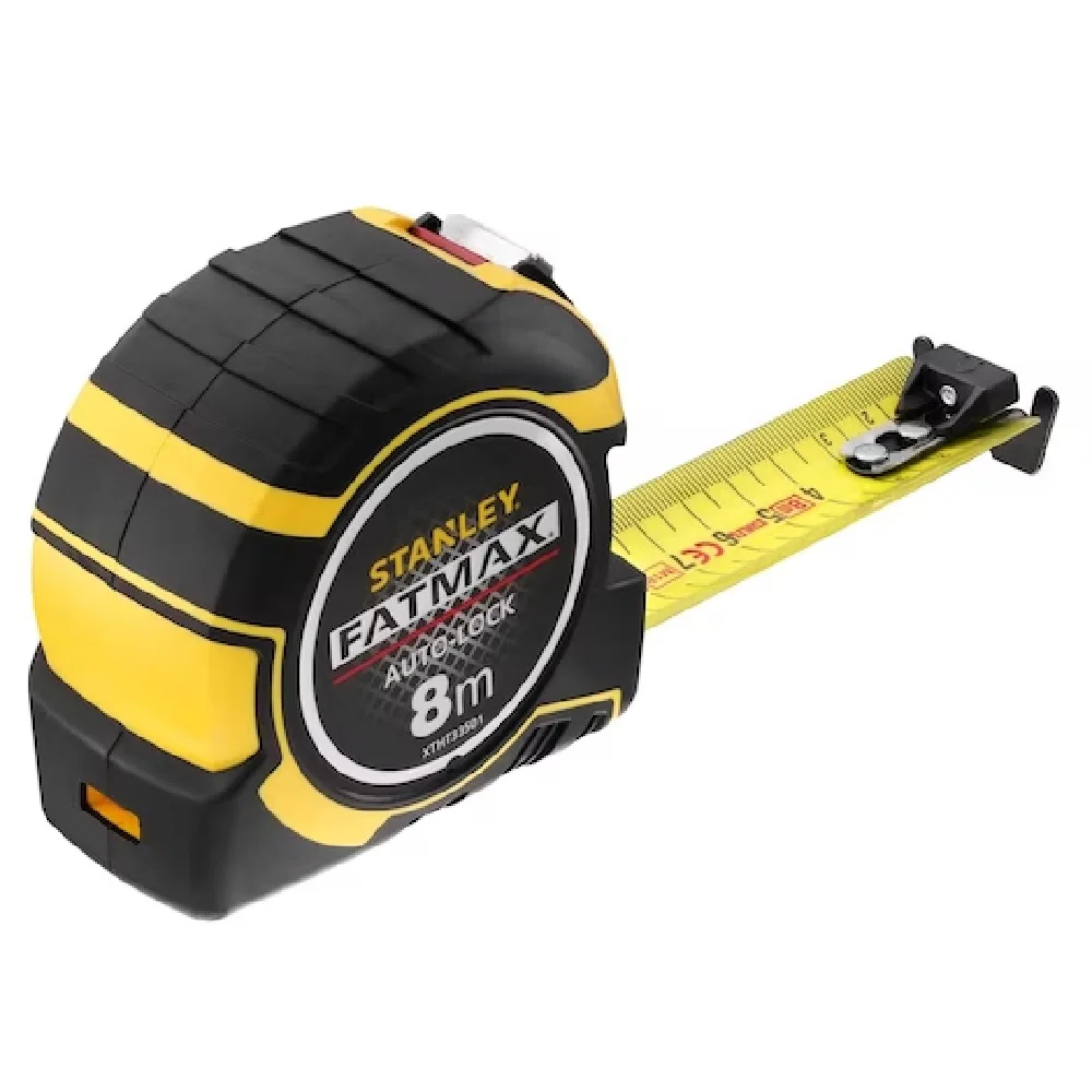 Stanley Fatmax Autolock 32mm wide Tape Measure with Removable Magnetic Hook Professional Measuring Tool