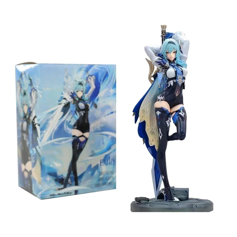 18 cm Eula Figur Genshin Impact PVC Action Figure Anime Nettes Mädchen Klee Paimon Eula Figur Hu Tao Sammeln Modell Spielzeug puppe Geschenk