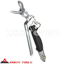 Xy823 Inline Heavy-Duty Textuur Airless Spuitpistool 245820 Gips Coating Airbrush Muur Stopverf 350bar Pistool Aannemer Verstuiver