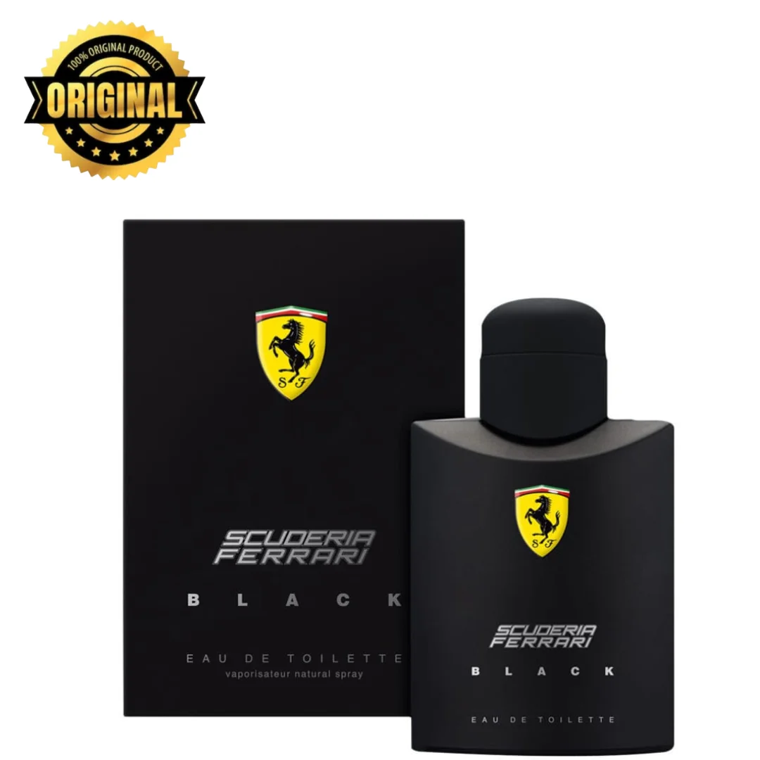 Perfume Masculino  Ferrari Black Eau de Toilette 125ml original