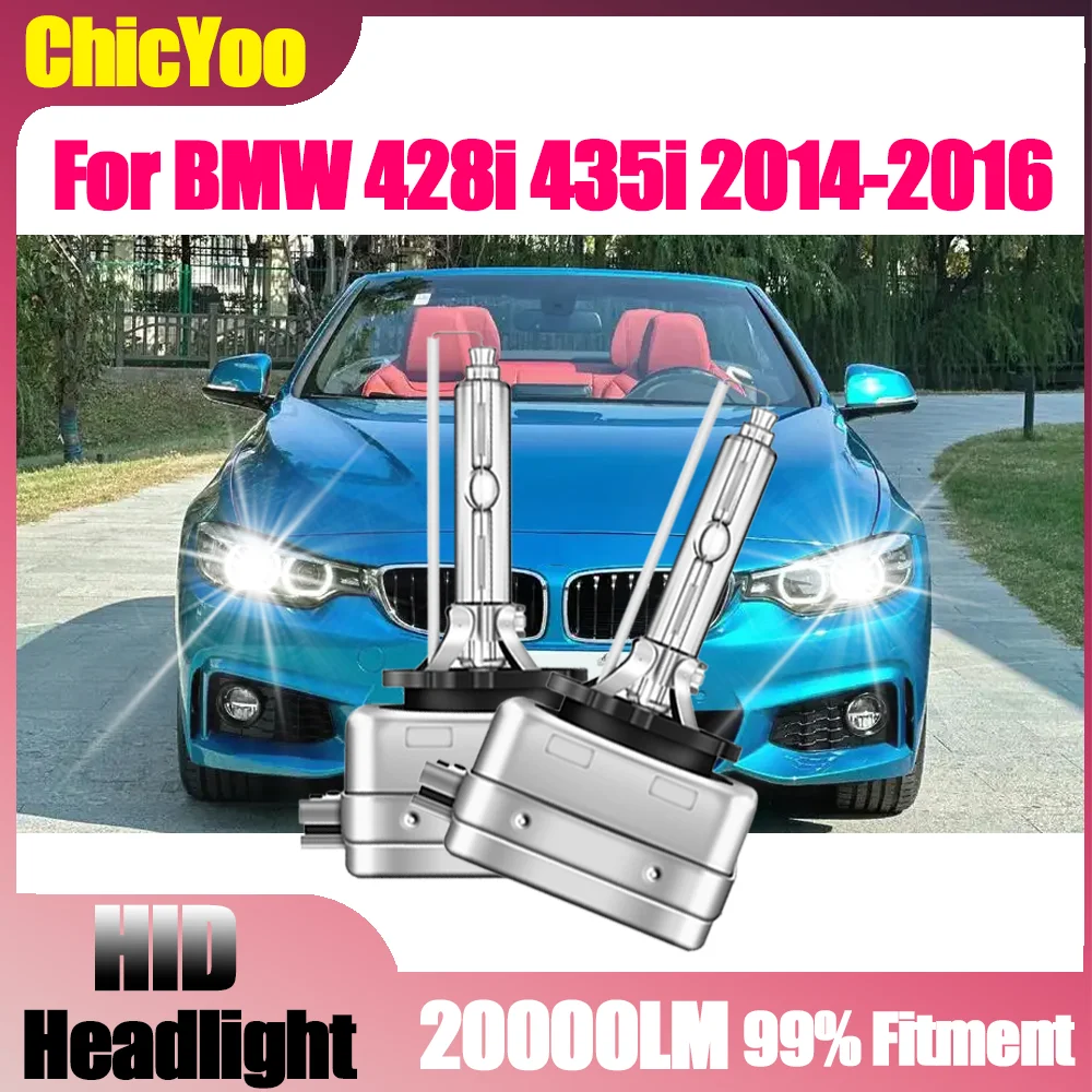 

2 шт. высокомощные ксеноновые фары D1S HID ксеноновые лампы 12 В 24 В автомобильные фары 6000 К супер белые для BMW 428i 435i 2014 2015 2016